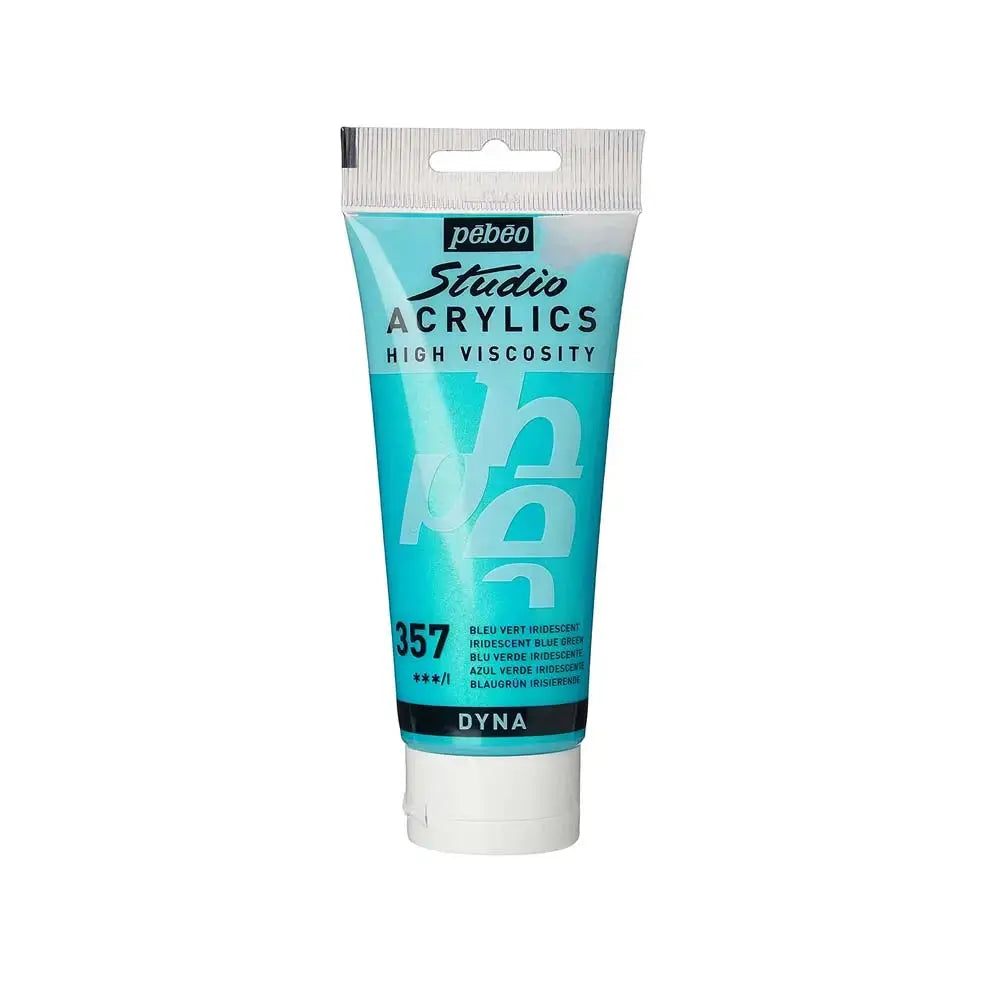 Pebeo High Viscosity Studio Acrylics Iridescent 100ml (Loose) Pebeo